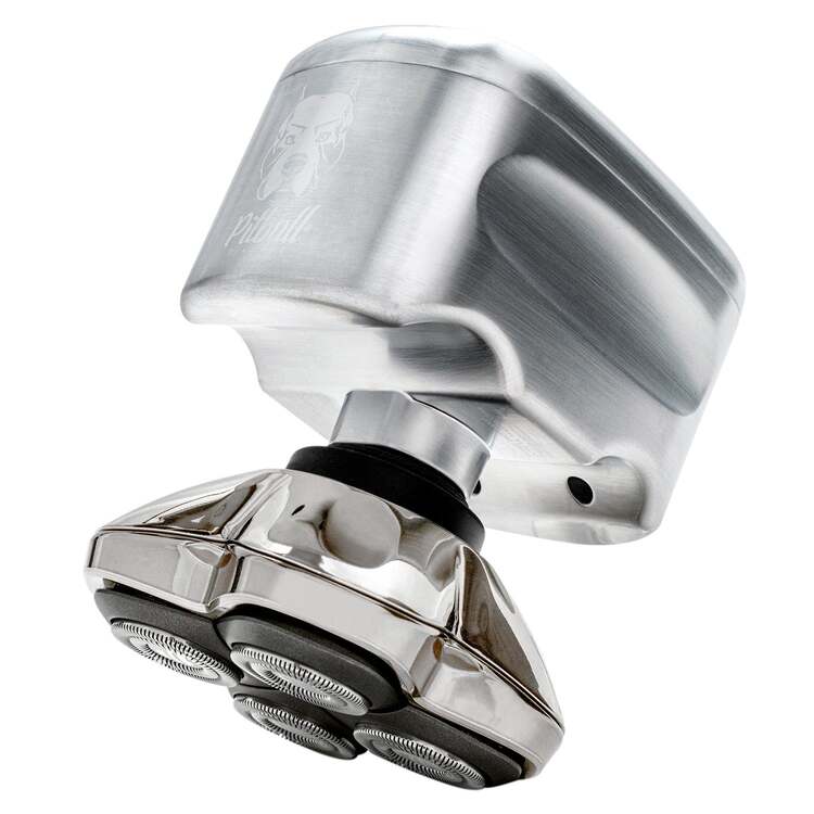 Pitbull Diamond PRO head and face shaver with metal body and premium grooming kit